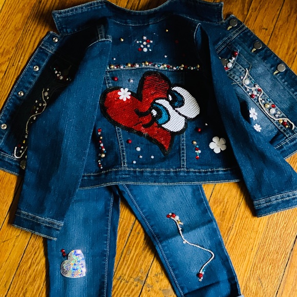 Handmade jean jacket and jeans! Custom - Picture 3 of 3